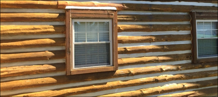 Log Home Whole Log Replacement  Heard County, Georgia
