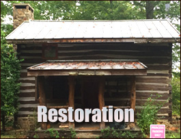 Historic Log Cabin Restoration  Heard County, Georgia
